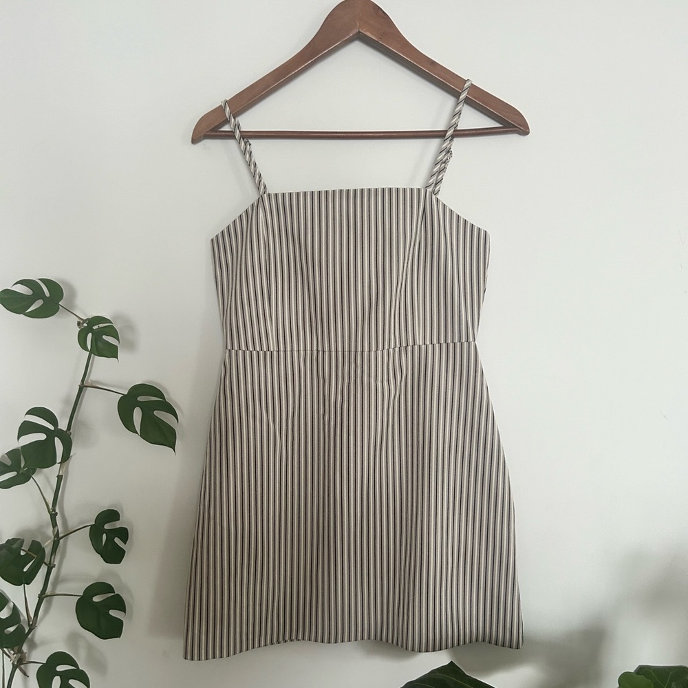 Pull&Bear Black and White Sleeveless Sundress